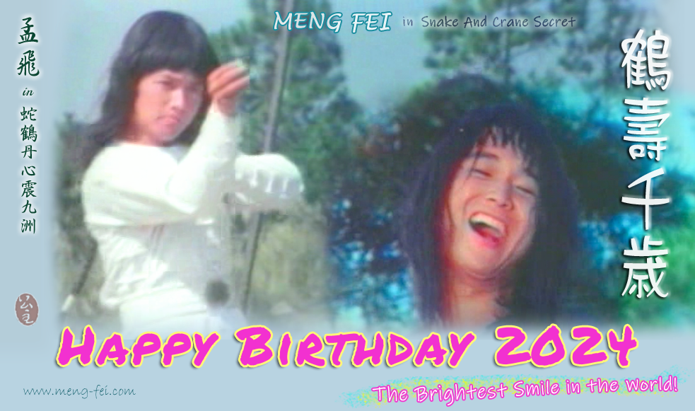 孟飛 誕生日記念 メン・フェイ in 蛇鶴丹心震九洲 (Secrets Of Snake & Crane) 1978